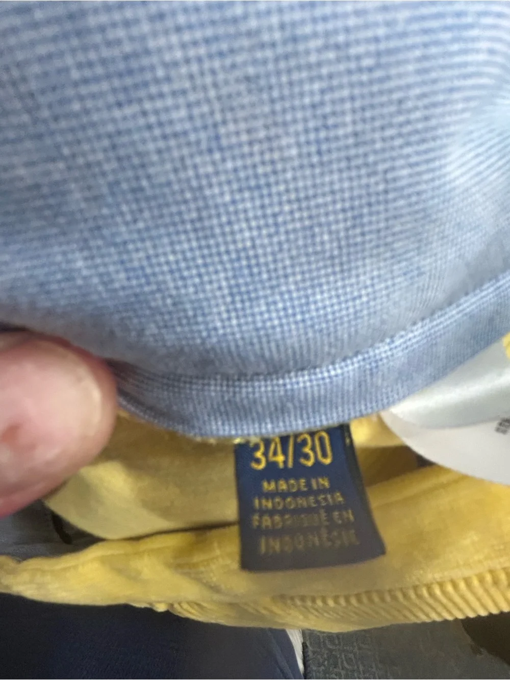 Polo by Ralph Lauren Yellow Corduroy Graphic 'Class of 67' Pants - Picture 5 of 7